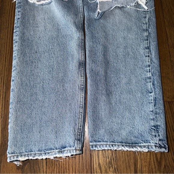 Agolde Women’s 90’s Jean Loose Fit Ripped Denim Size 26 - Picture 12 of 16